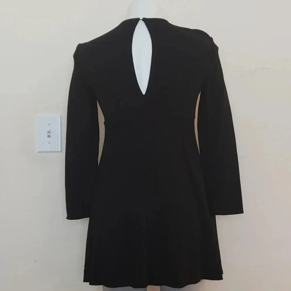 Zara Woman Black Asymmetrical Tunic
